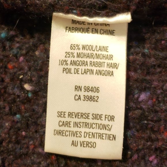 Theory Wool/Rabbit Rainbow Flecked Sweater (RARE!) - Picture 3 of 5